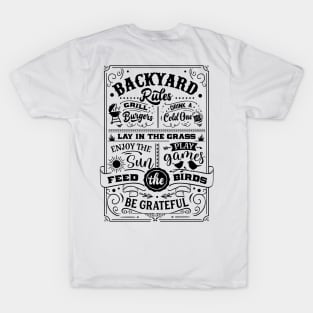 Backyard rules T-Shirt